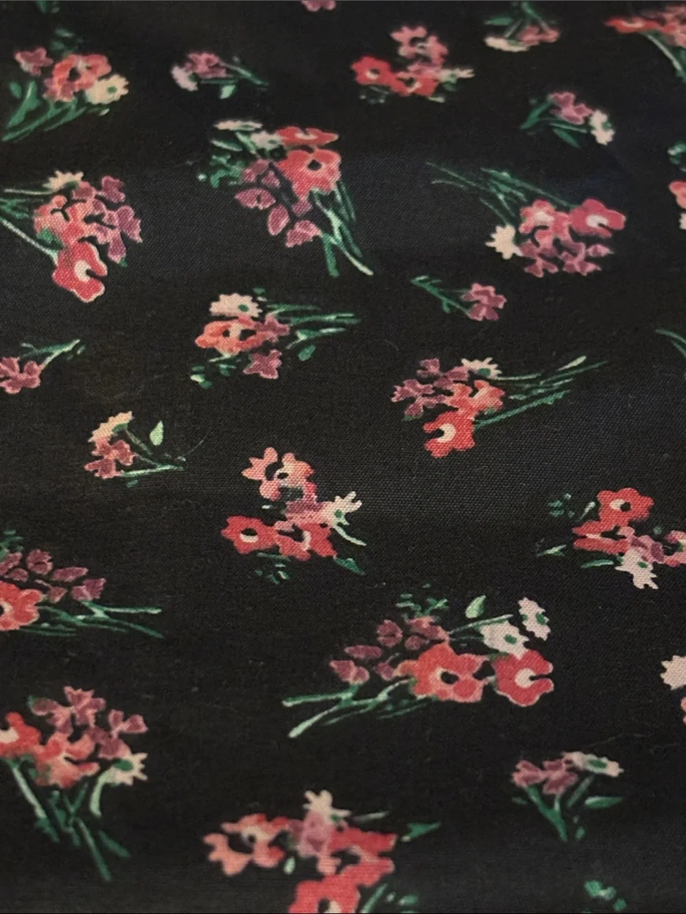 🍓 Betsey Johnson bouquet ditsy FULL FLAT SHEET